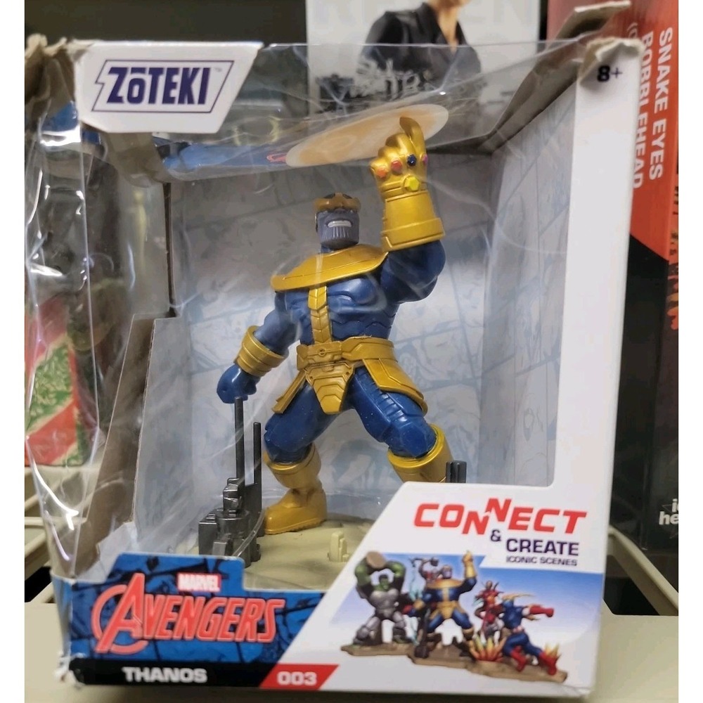 Zoteki Marvel Avengers THANOS Connect & Create Iconic Scenes Diorama #003 NEW